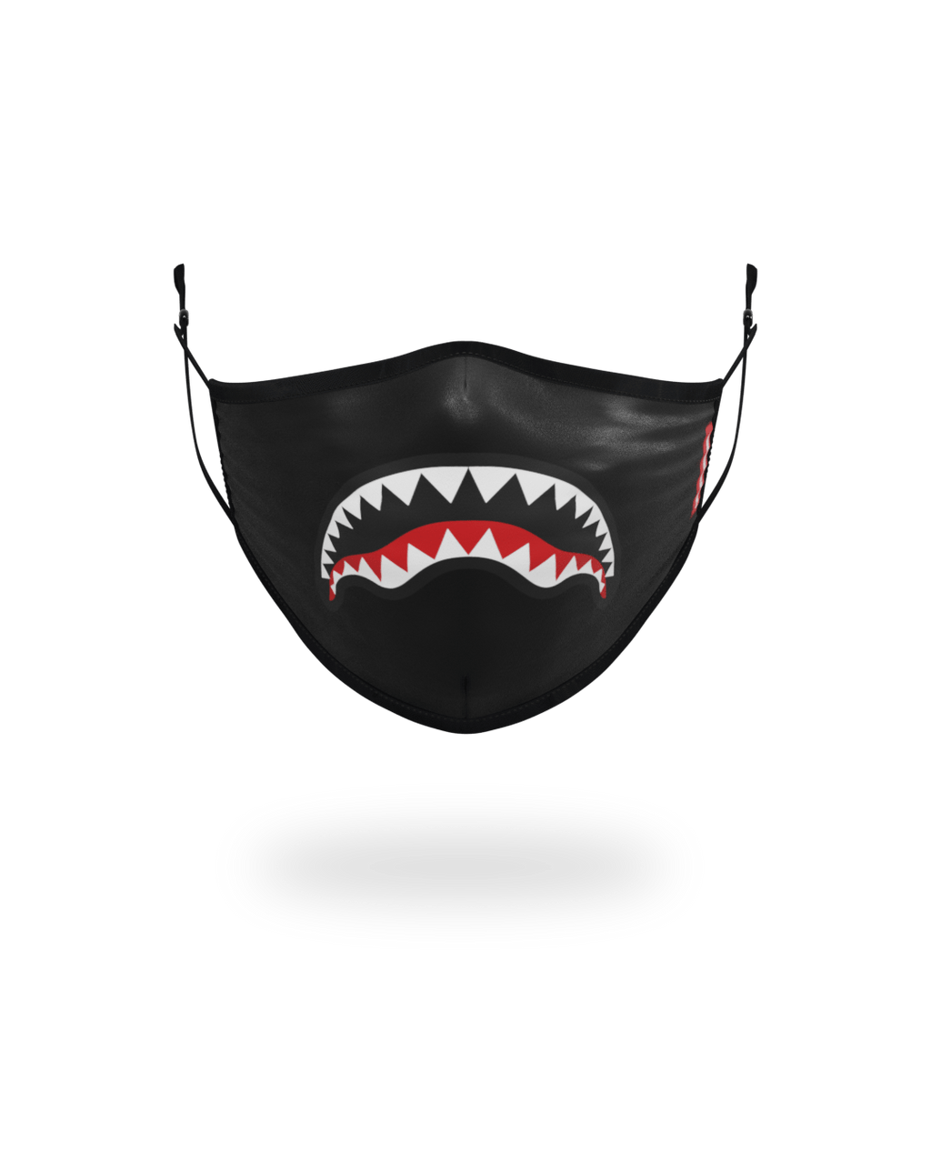 ADULT SHARK LOGO (BLACK) FORM-FITTING FACE MASK