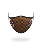 ADULT SHARKS IN PARIS (SIDE SHARK) FORM-FITTING FACE MASK