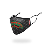 ADULT SPUCCI (BLACK) FORM-FITTING FACE MASK