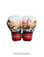 WHITE FIRE MONEY BOXING GLOVES