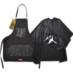 BARBER APRON CAPE SET