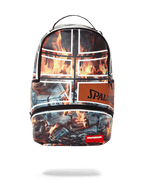 SPALDING X SPRAYGROUND FIRE MONEY BACKPACK