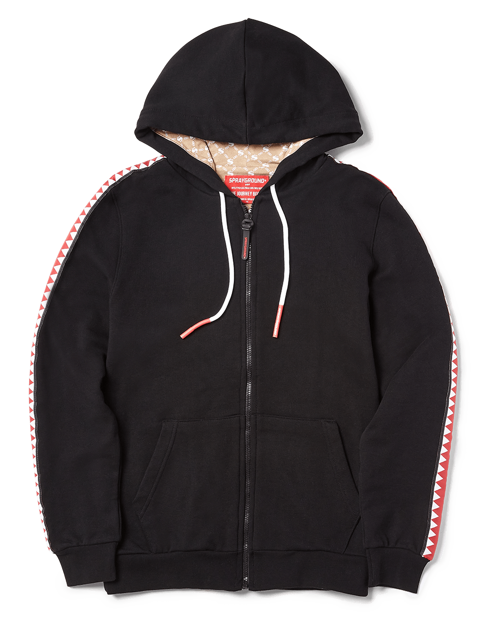SHARKTRACK TIGER MONEY ZIPUP HOODIE (BLACK)