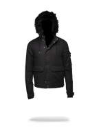 SOLID BLACK CHOPPER JACKET