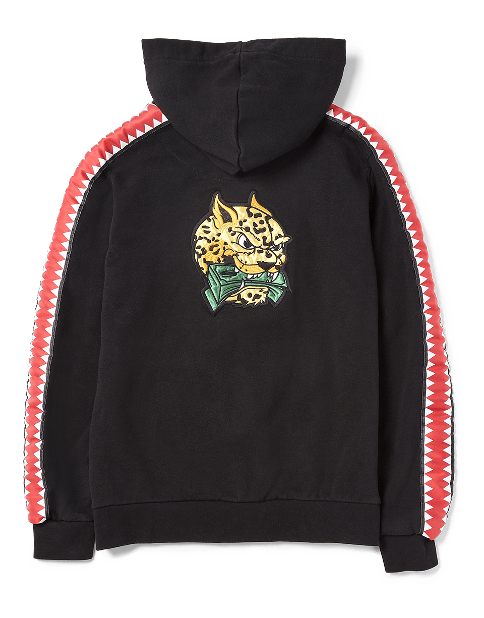 SHARKTRACK TIGER MONEY ZIPUP HOODIE (BLACK)