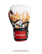 WHITE FIRE MONEY BOXING GLOVES