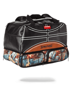 SPALDING X SPRAYGROUND FIRE MONEY SNEAKER DUFFEL
