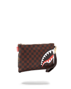 CHECKS IN CAMOFLAUGE CROSSOVER CLUTCH