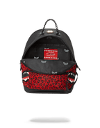 6-STRAP RED LEOPARD EMPRESS (PONY HAIR)