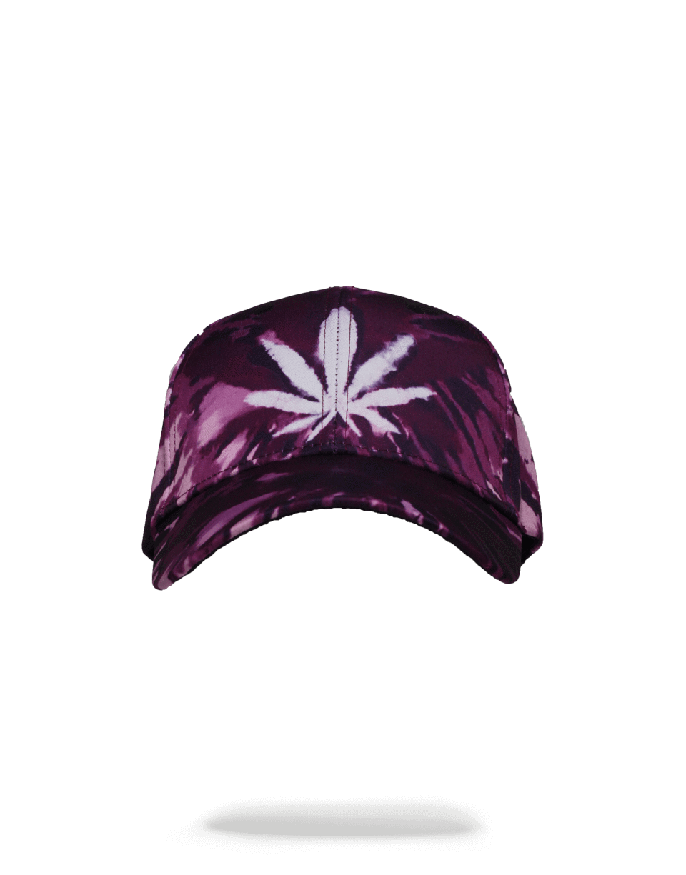 TIE DYE PURPLE 420 HAT