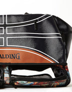 SPALDING X SPRAYGROUND FIRE MONEY SNEAKER DUFFEL