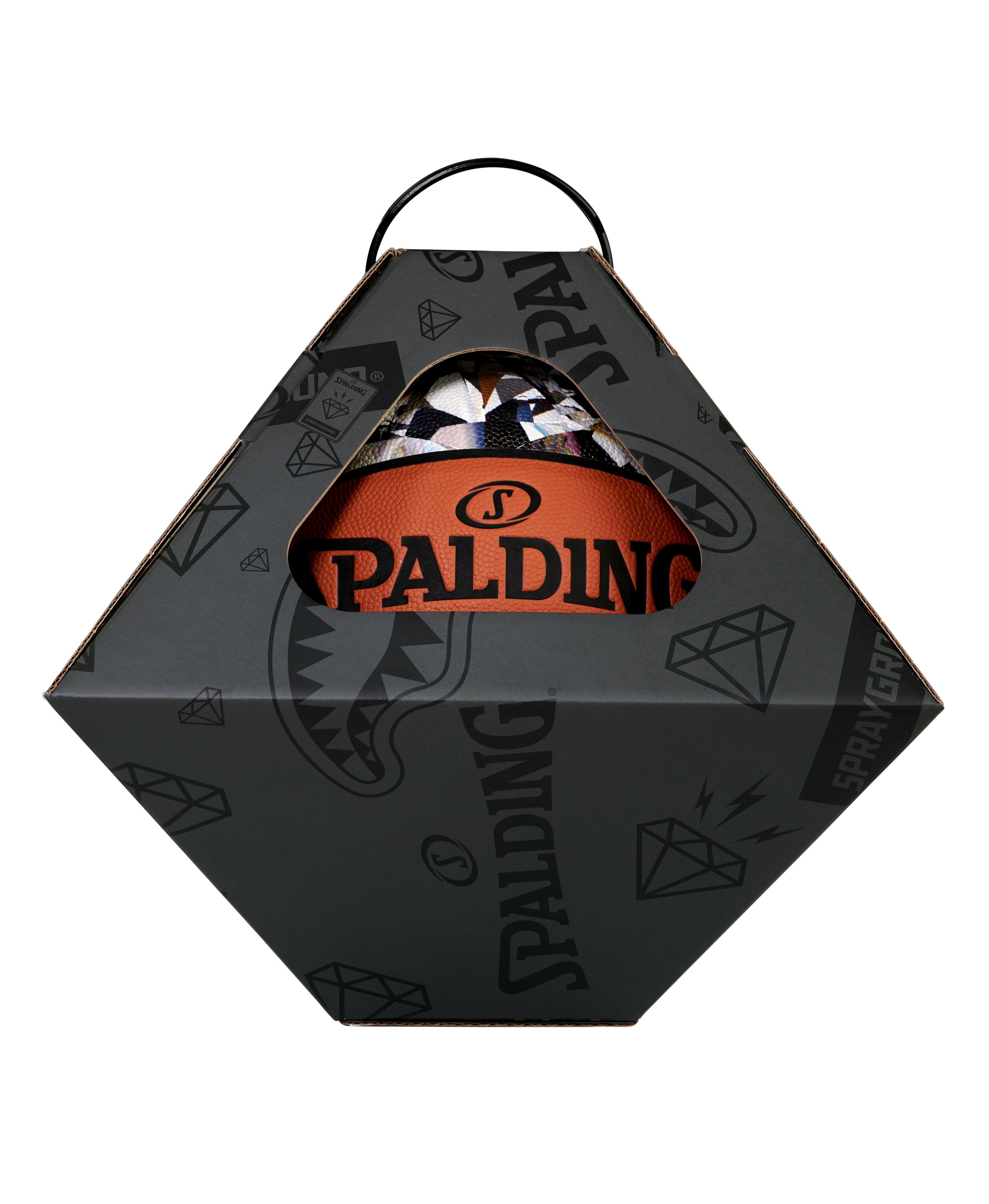 SPALDING X SPRAYGROUND DIAMOND BASKETBALL