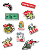 SPRAYGROUND STICKER 10 PACK