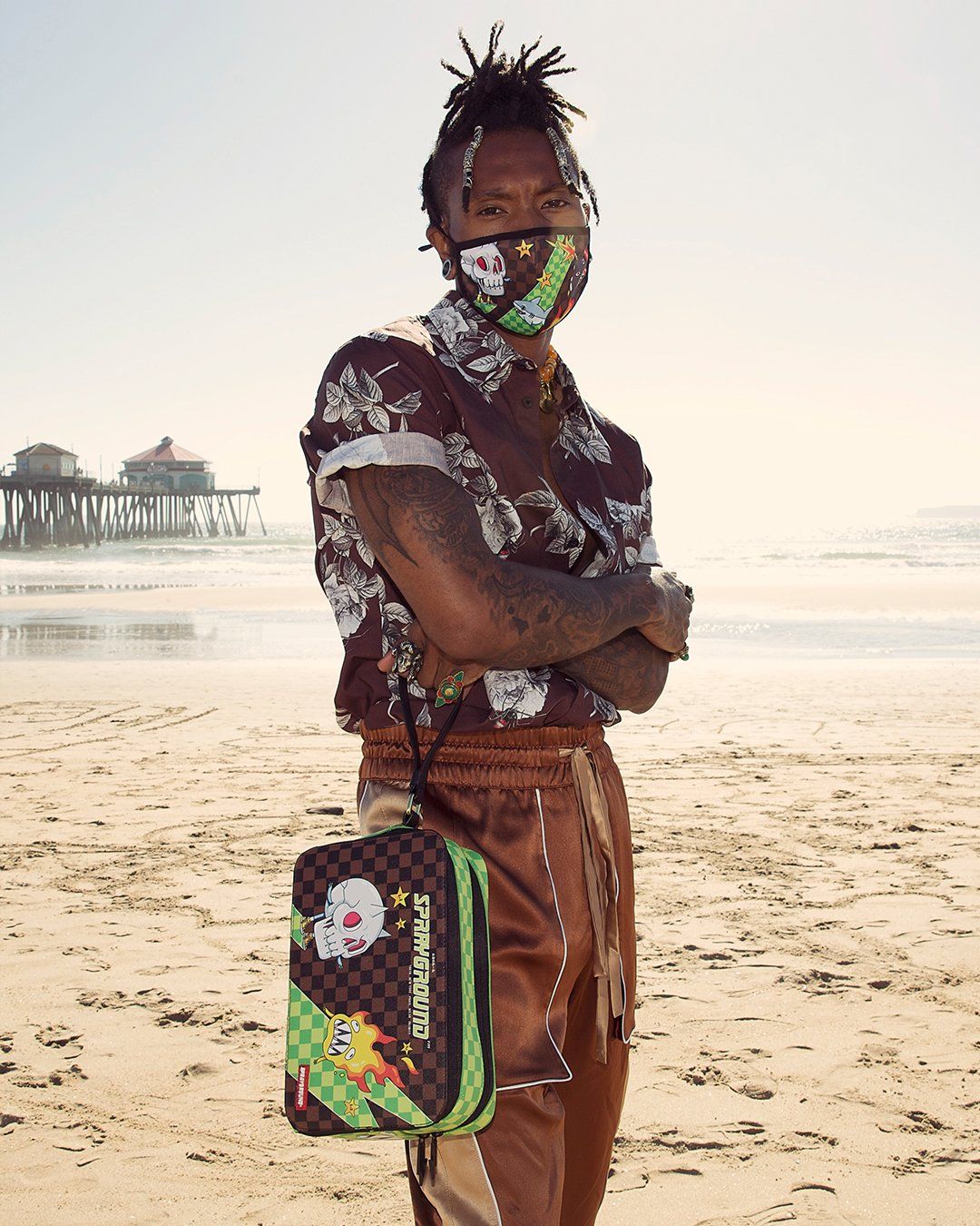 WTF THUNDER SHARK FACE MASK