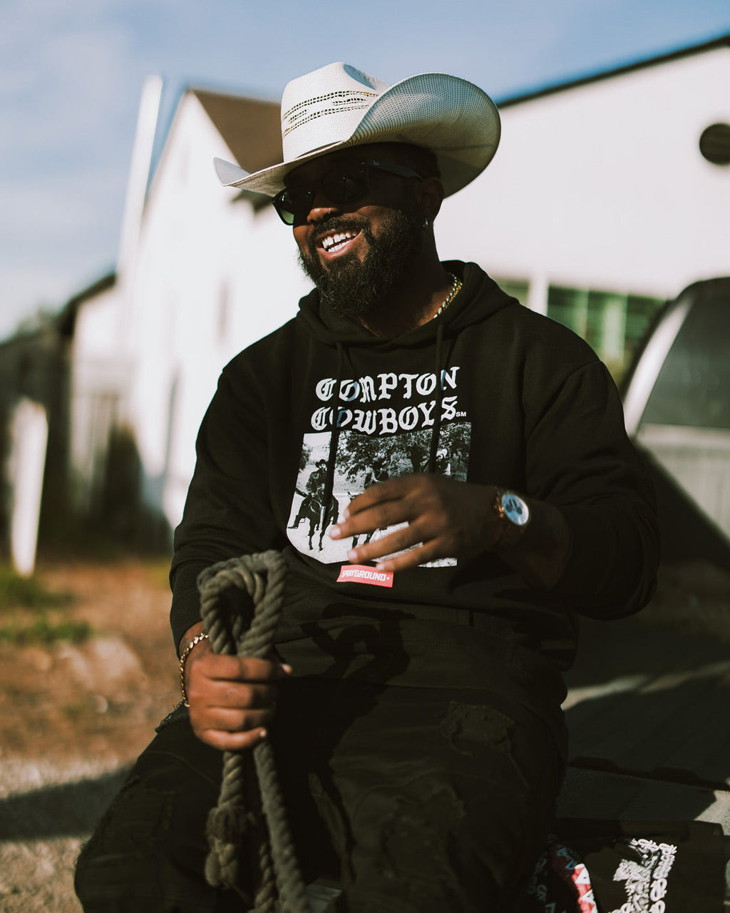 COMPTON COWBOYS CITY RIDERS HOODY