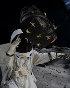 THE LOST IN SPACE BACKPACK (10 3D GOLD METAL ASTRONAUTS)