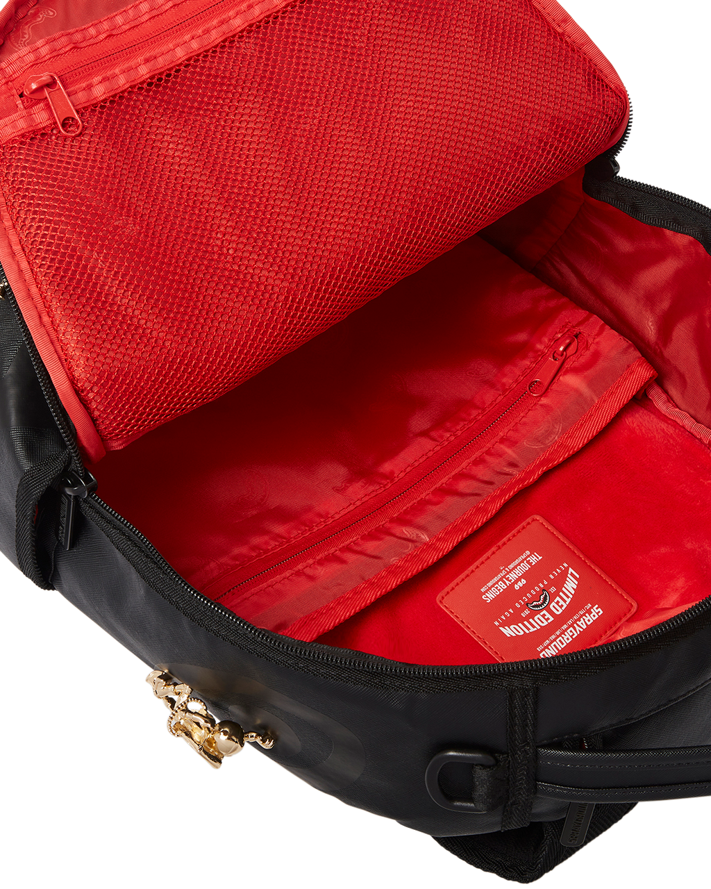 THE LOST IN SPACE BACKPACK (10 3D GOLD METAL ASTRONAUTS)