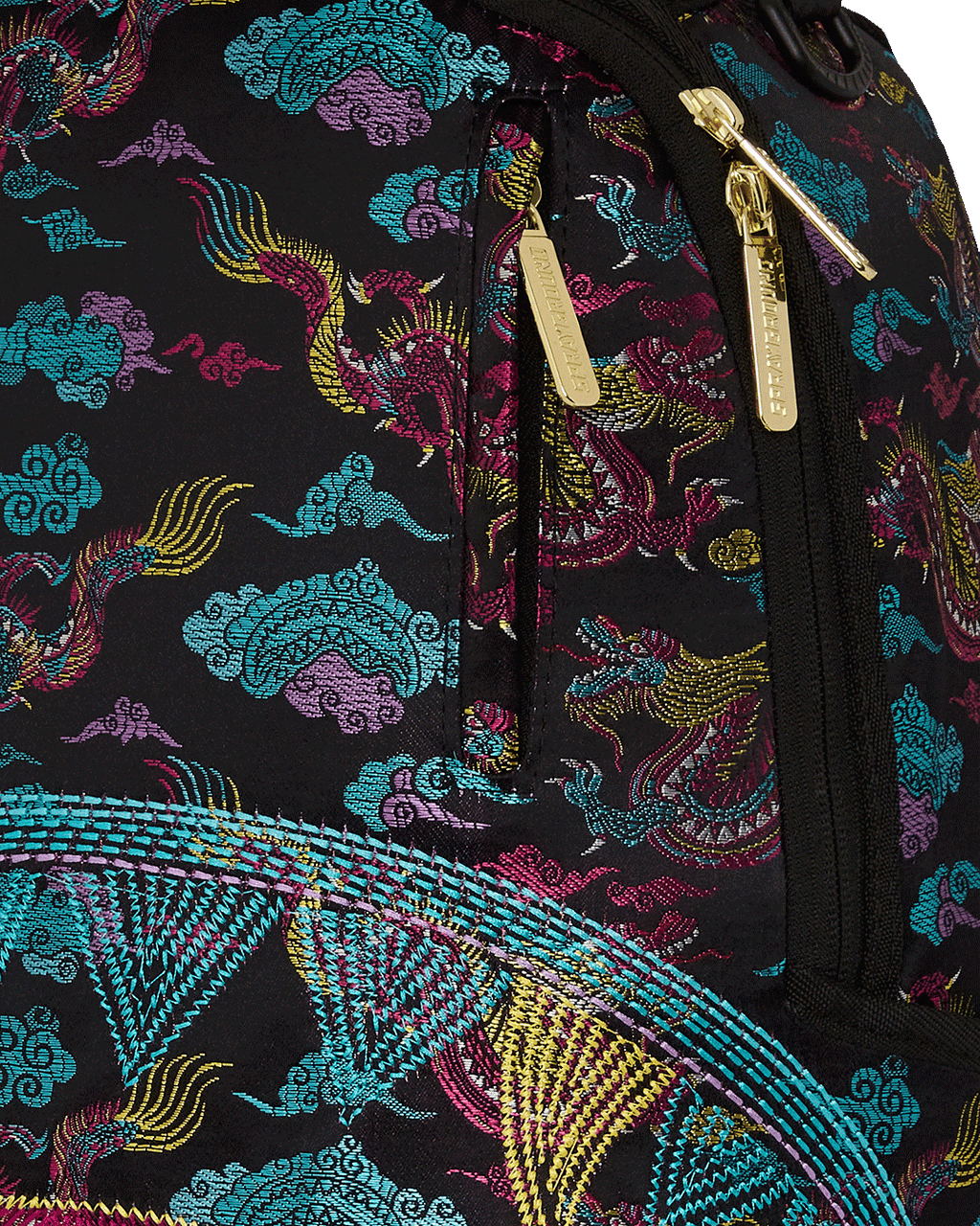 EMBROIDERED DRAGONS DLX BACKPACK