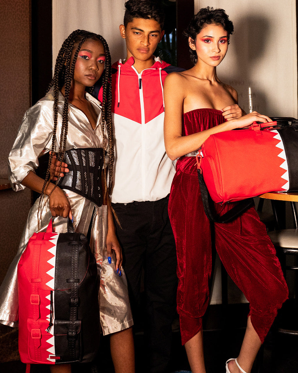 VERTICAL SHARK CUT & SEW HILLS BACKPACK