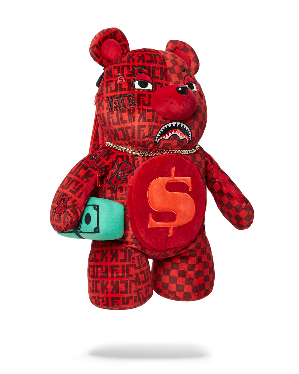 VENI VIDI VICI MONEYBEAR TEDDYBEAR BACKPACK