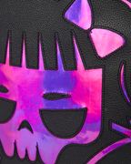 CAZZU IRIDESCENT CUT & SEW SPIDER SKULL SHARK BACKPACK (DLXV)