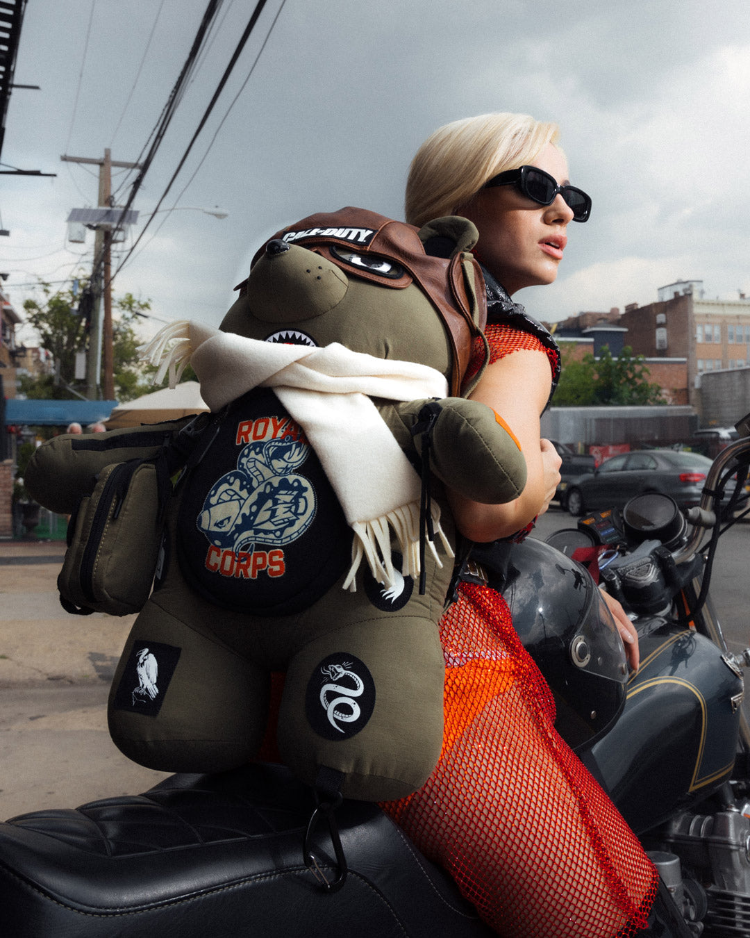 CALL OF DUTY AVIATOR FEARLESS MONEYBEAR TEDDYBEAR BACKPACK