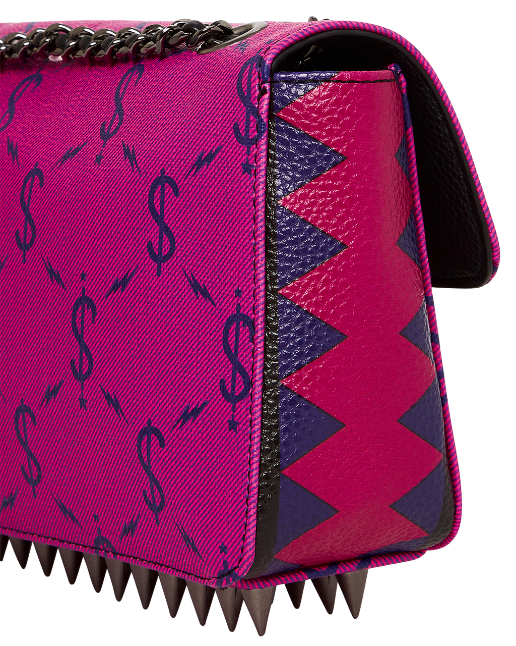 $NAPDRAGON GOLD CHAIN SHARK HANDBAG