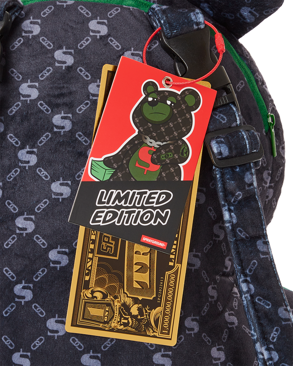 DINERO MONEYBEAR TEDDYBEAR BACKPACK