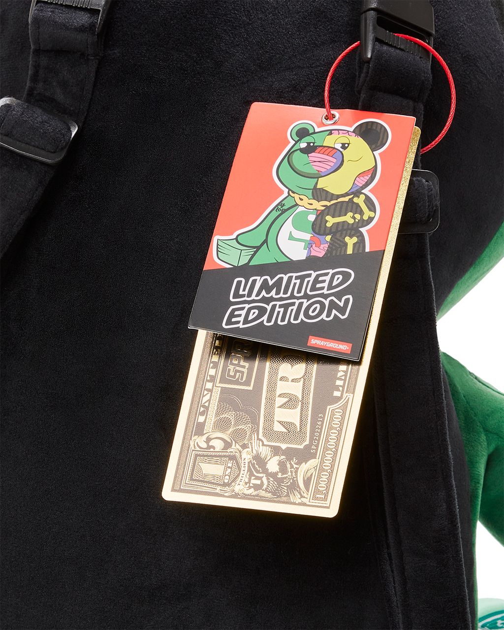 YOUNG X-RAY MONEYBEAR TEDDYBEAR BACKPACK