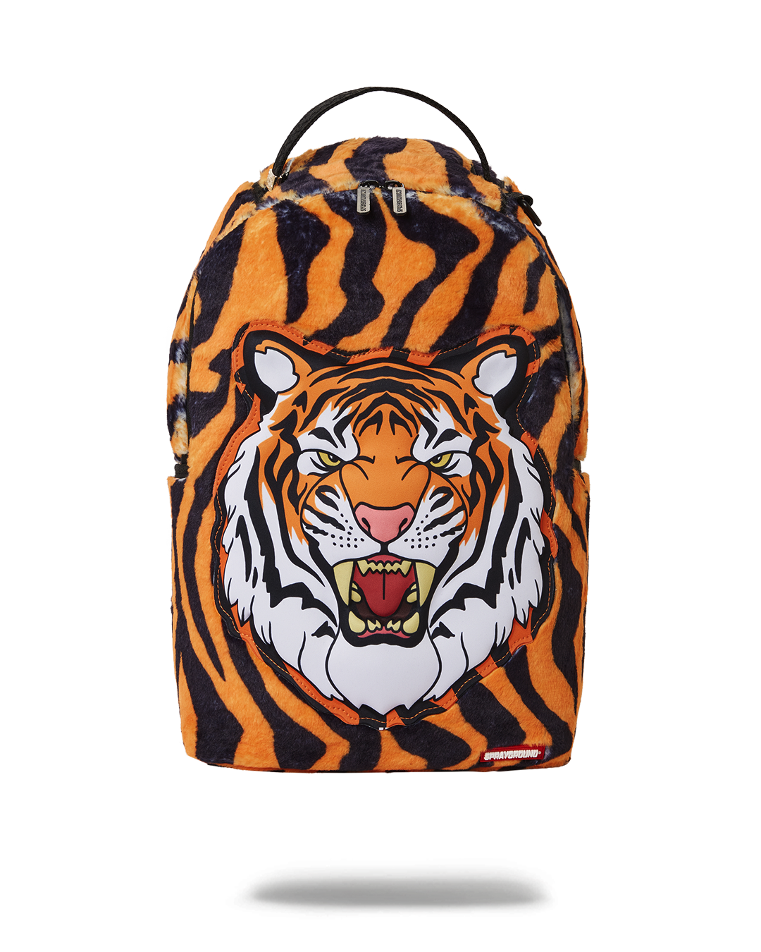 TIGER COZY VELOUR FUR BACKPACK