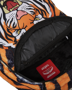 TIGER COZY VELOUR FUR BACKPACK