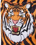 TIGER COZY VELOUR FUR BACKPACK