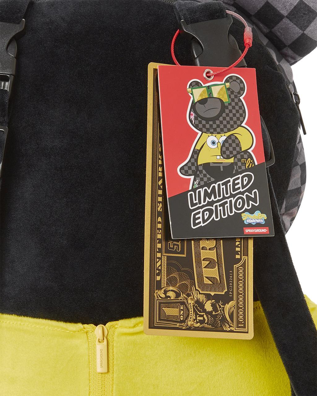SPONGEBOB MONEYBEAR TEDDYBEAR BACKPACK
