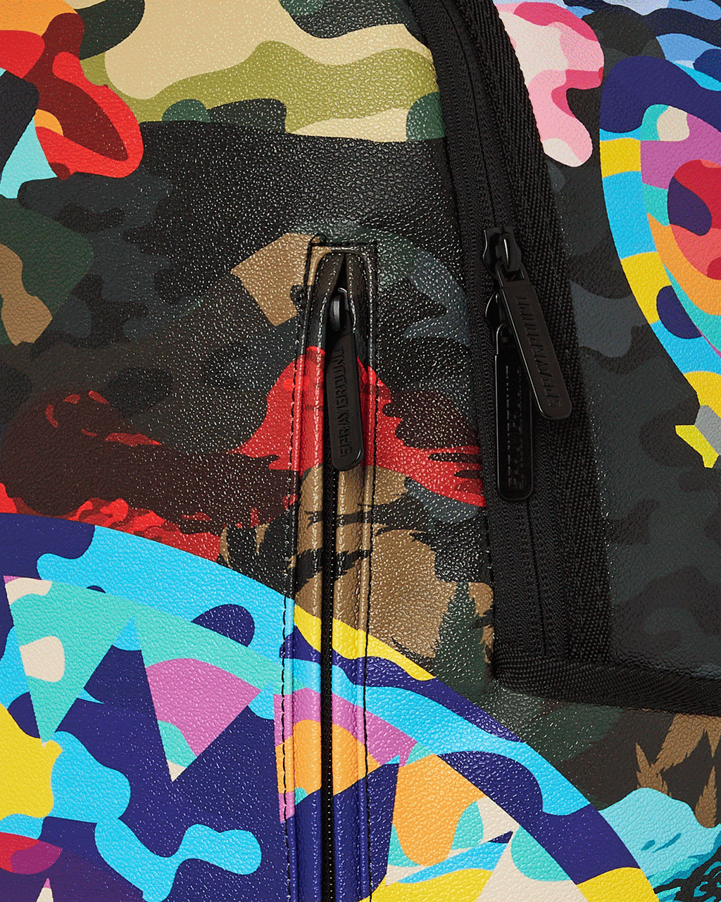 SLICED AND DICED CAMO BACKPACK