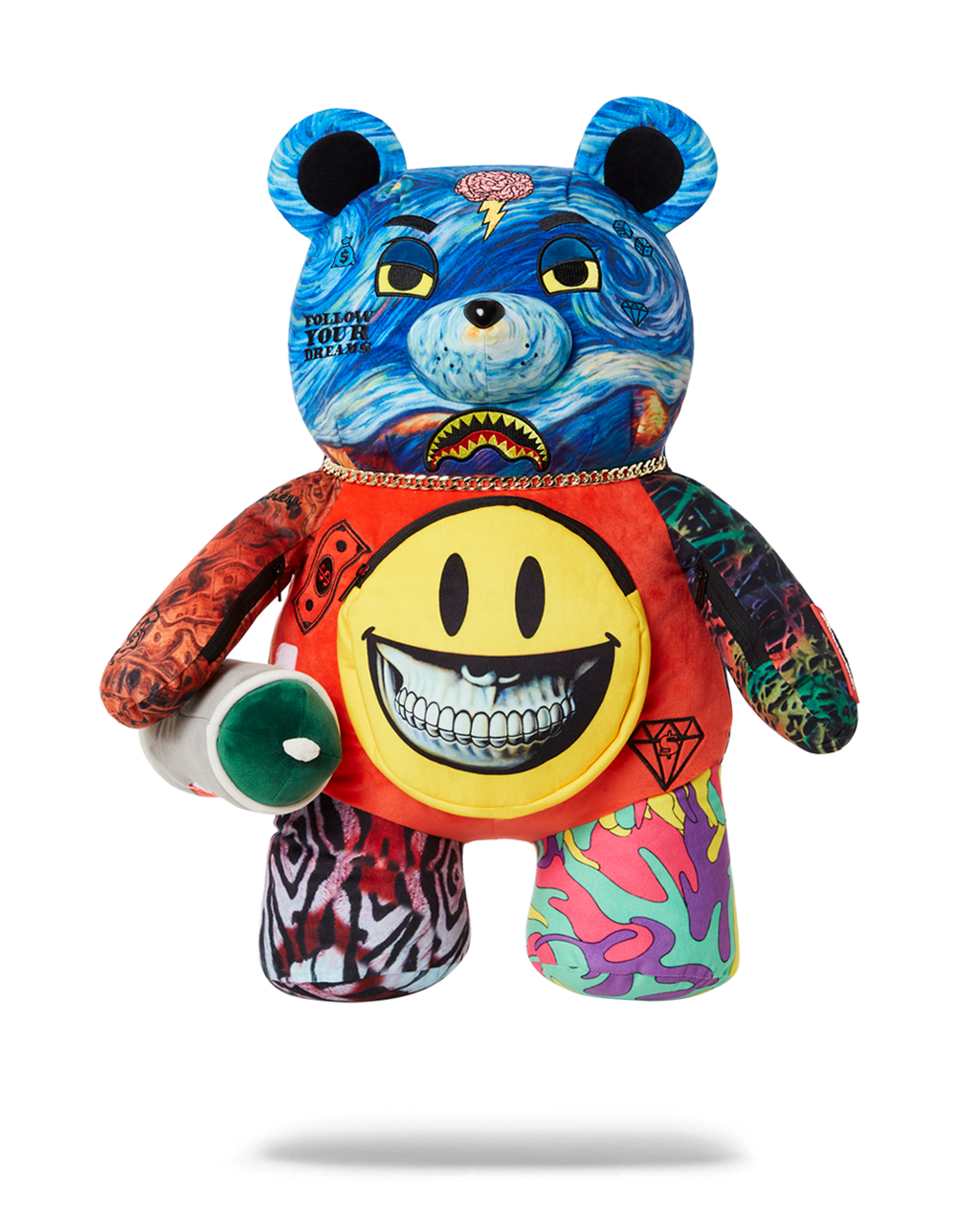 VILLAIN MONEY BEAR TEDDYBEAR RON ENGLISH EDITION BACKPACK