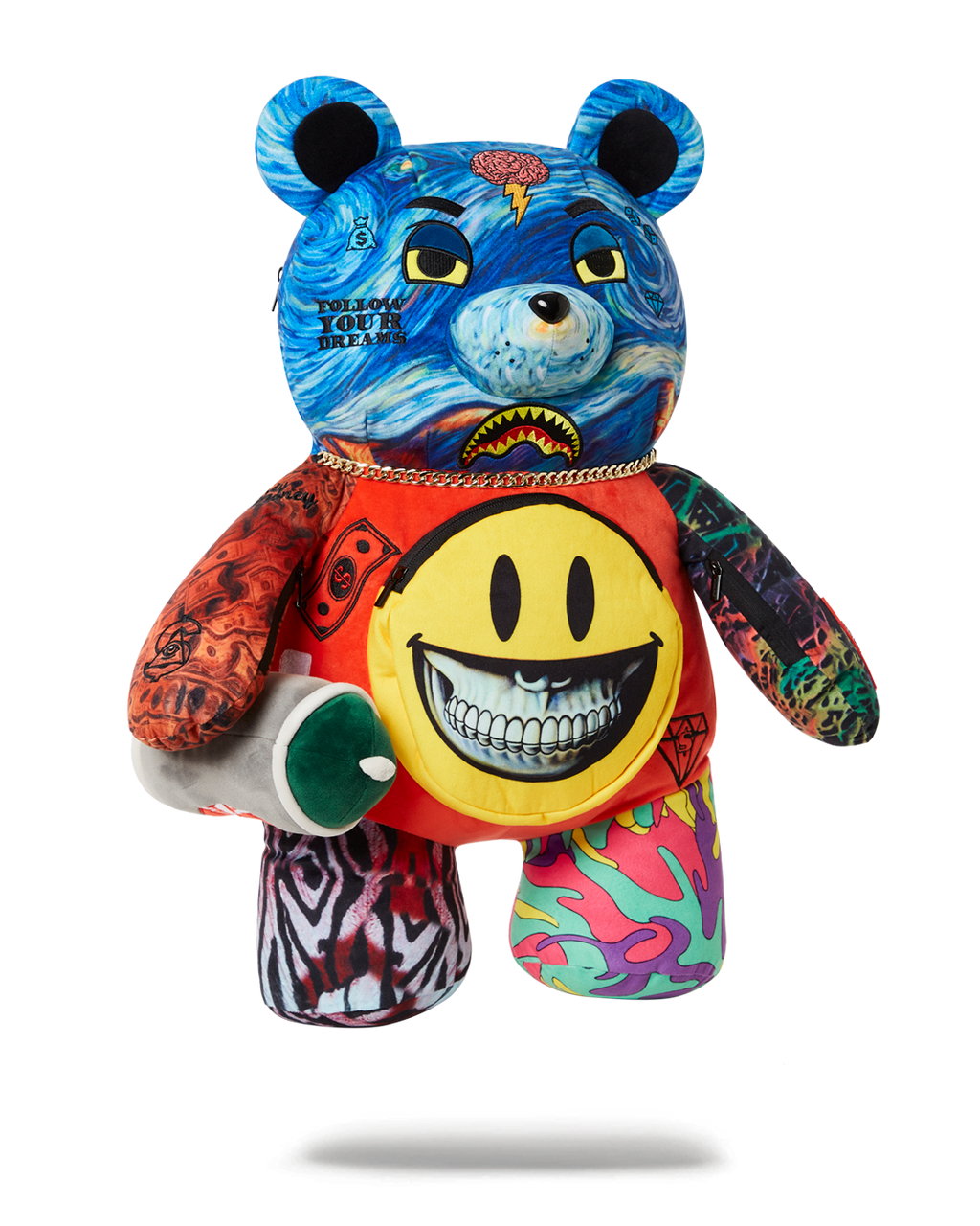 VILLAIN MONEY BEAR TEDDYBEAR RON ENGLISH EDITION BACKPACK