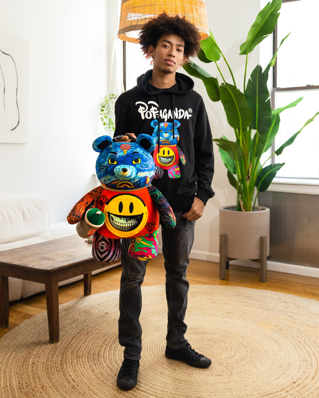 VILLAIN MONEY BEAR TEDDYBEAR RON ENGLISH EDITION BACKPACK