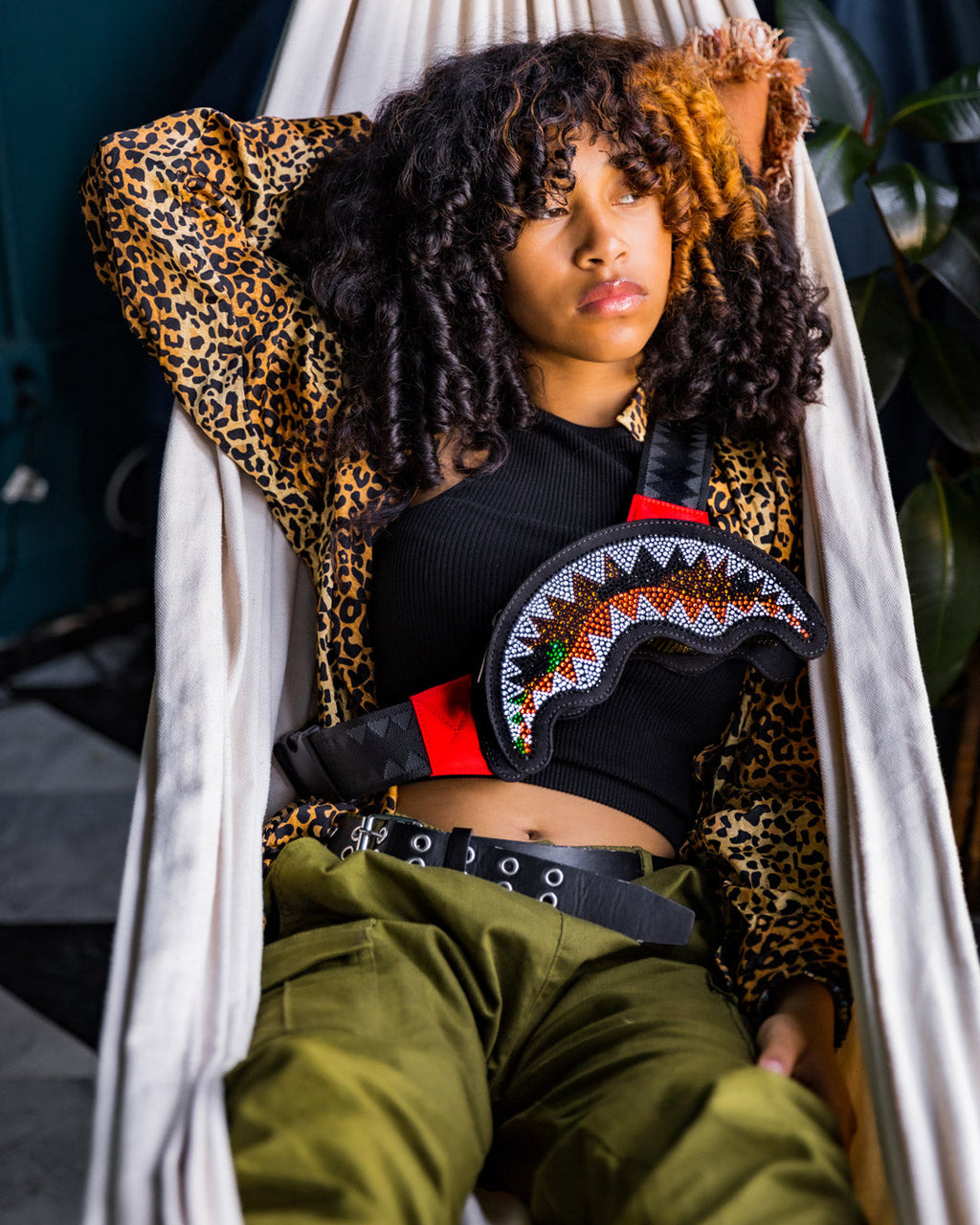 TRINITY CAMO SHARKMOUTH CROSSBODY