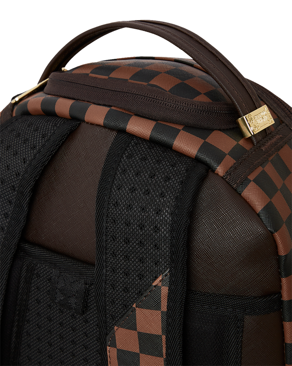 EXTERIOR GOLD ZIP POCKET SHARKS IN PARIS BACKPACK (DLXV)