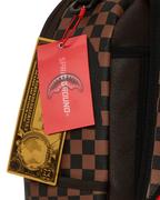 EXTERIOR GOLD ZIP POCKET SHARKS IN PARIS BACKPACK (DLXV)