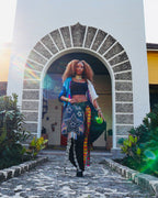 STAR RACER A.I.7 SANDFLOWER COLLAB BEADED BACKPACK