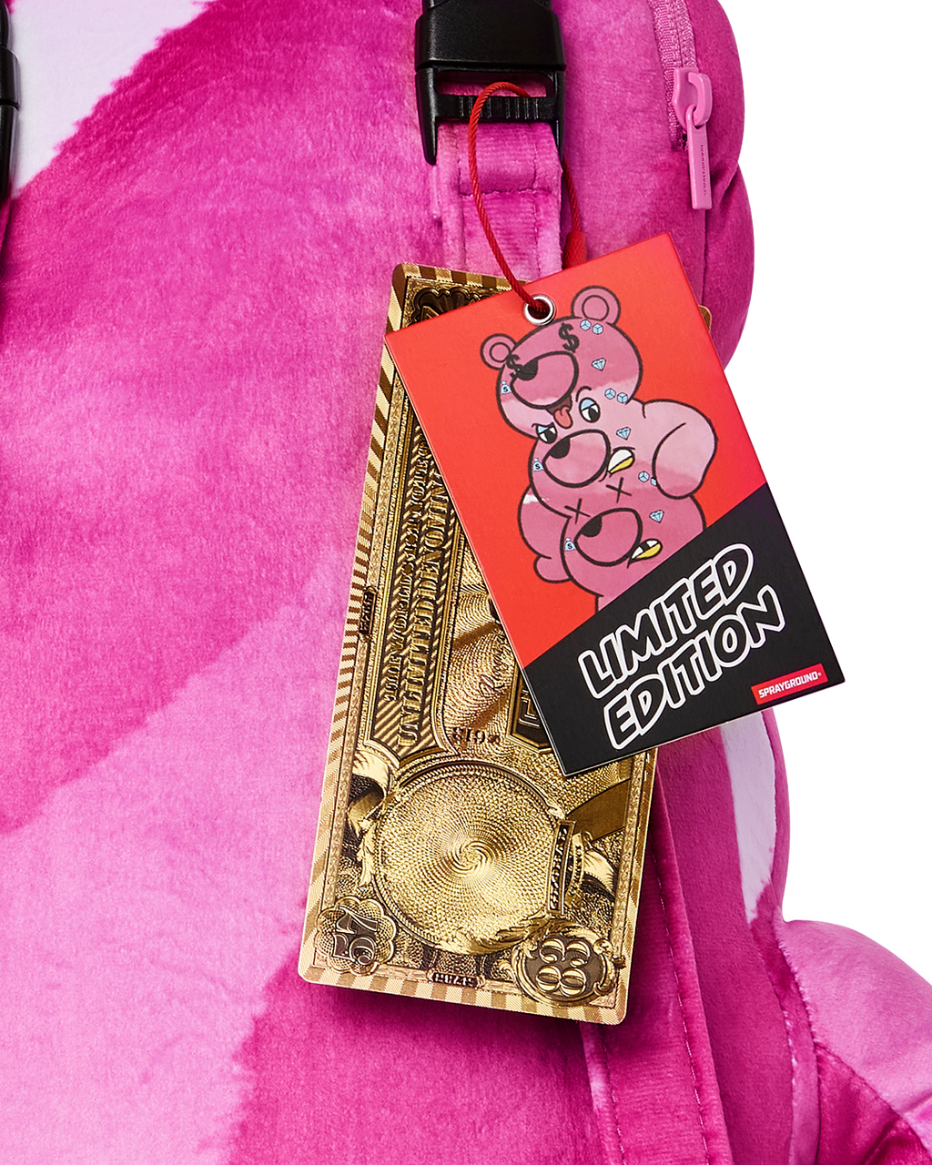 THE 3 HEADED BEAR PLUSH TEDDYBEAR BACKPACK