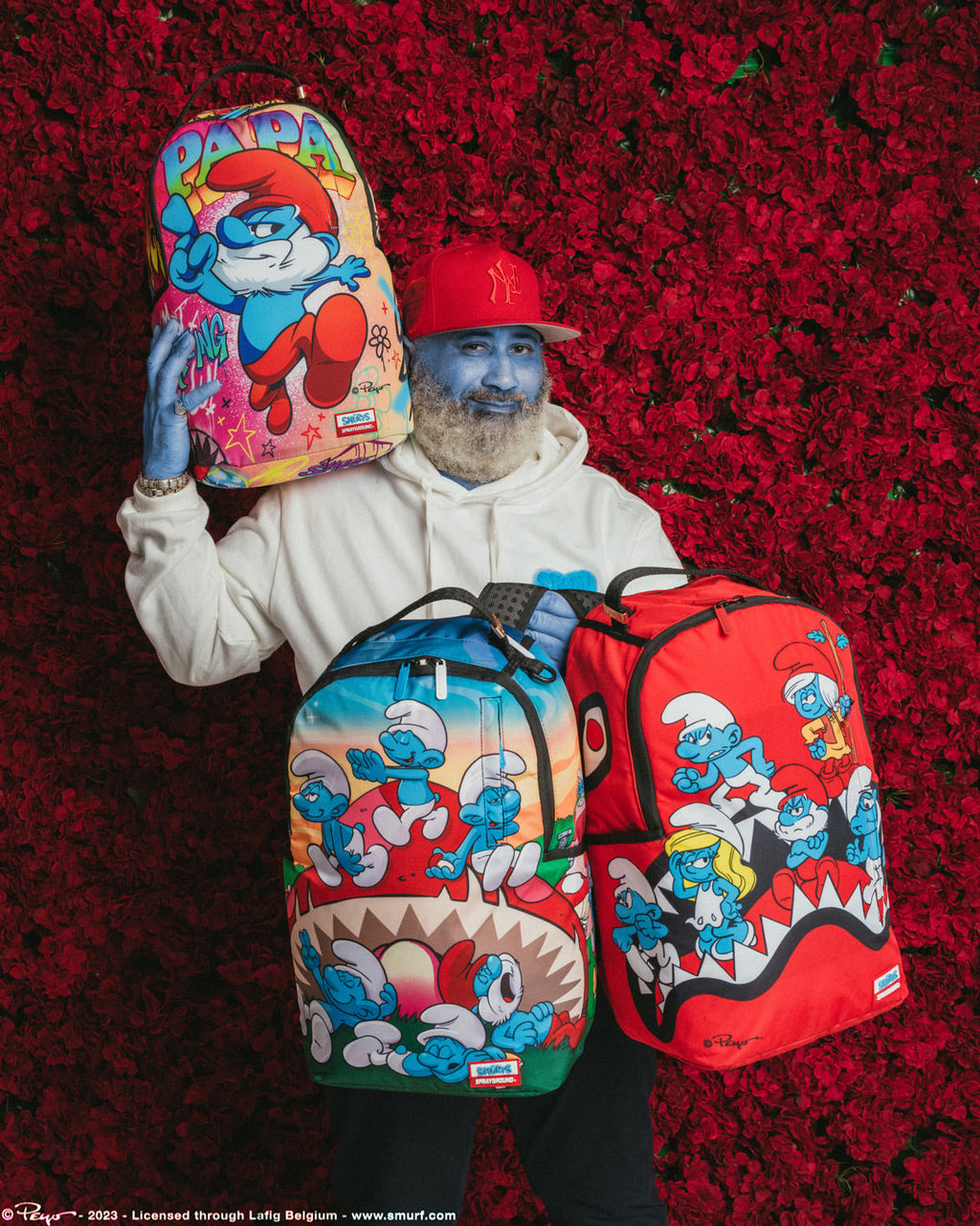 SMURFS SHARK BOUNCE BACKPACK