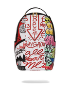 TRI-SPLIT GRAFFITI BACKPACK (DLXV)