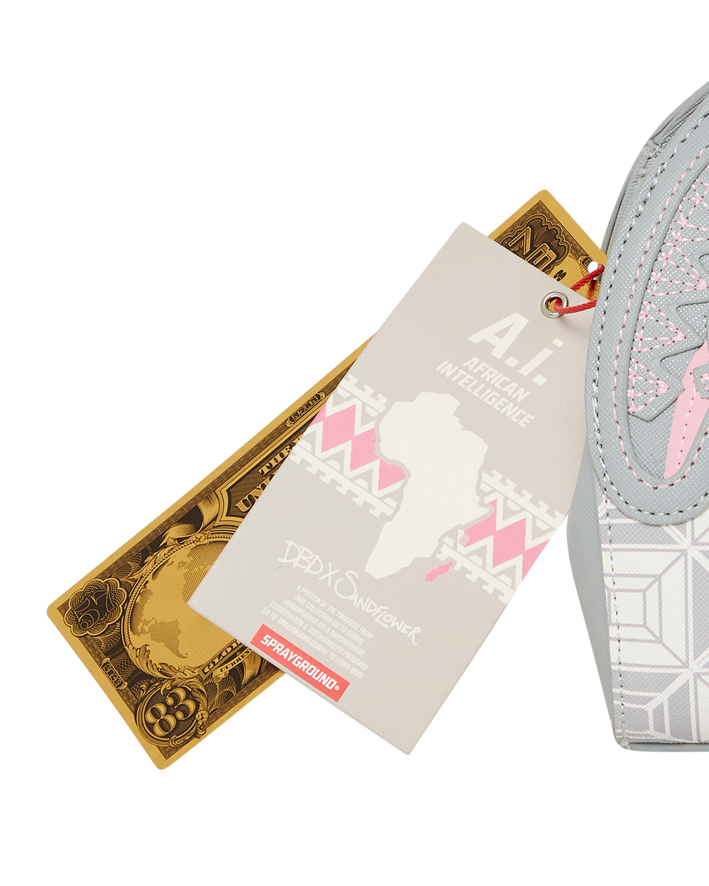 A.I.8 AFRICAN INTELLIGENCE BOOKED & BUSY SHARK HANDBAG