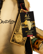 A.I.8 AFRICAN INTELLIGENCE PATH TO THE FUTURE II MEDIUM MONEYBEAR TEDDYBEAR BACKPACK