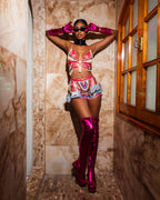 A.I.8 AFRICAN INTELLIGENCE BOOKED & BUSY CHARM WAISTBELT