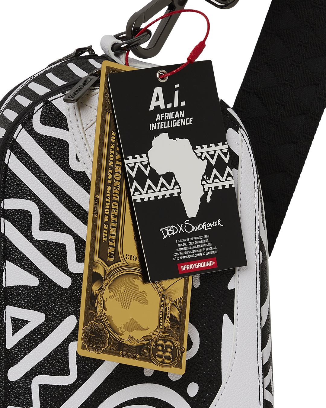 A.I.8 AFRICAN INTELLIGENCE - ORIGIN STORY BACKPACK SLING