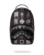 AFRICAN INTELLIGENCE 9 POWER GLYPHICS BACKPACK - SANDFLOWER COLLAB