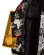 AFRICAN INTELLIGENCE 9 POWER GLYPHICS BACKPACK - SANDFLOWER COLLAB